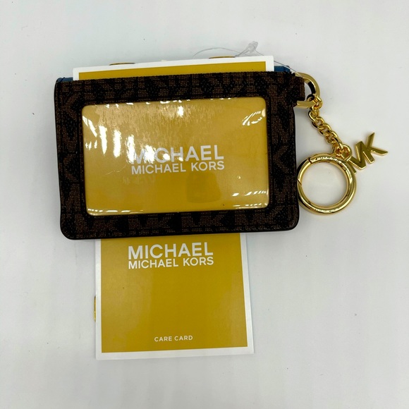 Michael Kors Small Flap Key Ring Card Case - Picture 3 of 5